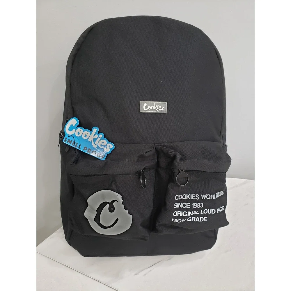 COOKIES NEW Orion‎ Canvas Smell Proof Backpack 22.8L Odorless Travel Backpack